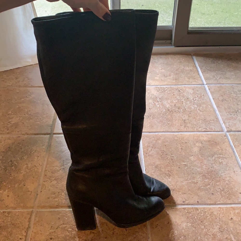 Stuart Weitzman leather knee high boots
